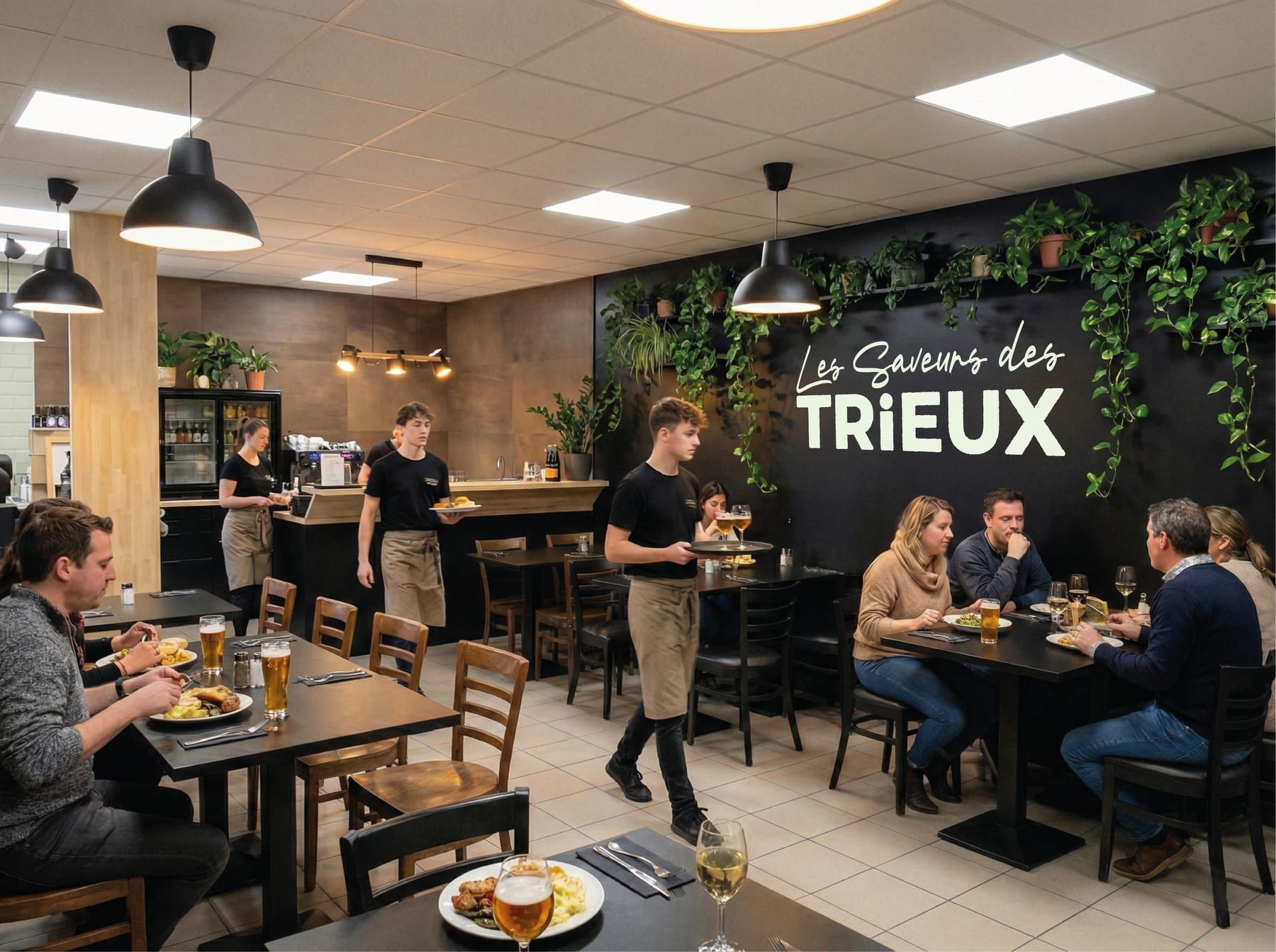 Projet d'aménagement de la salle du restaurant Les Saveurs des Trieux